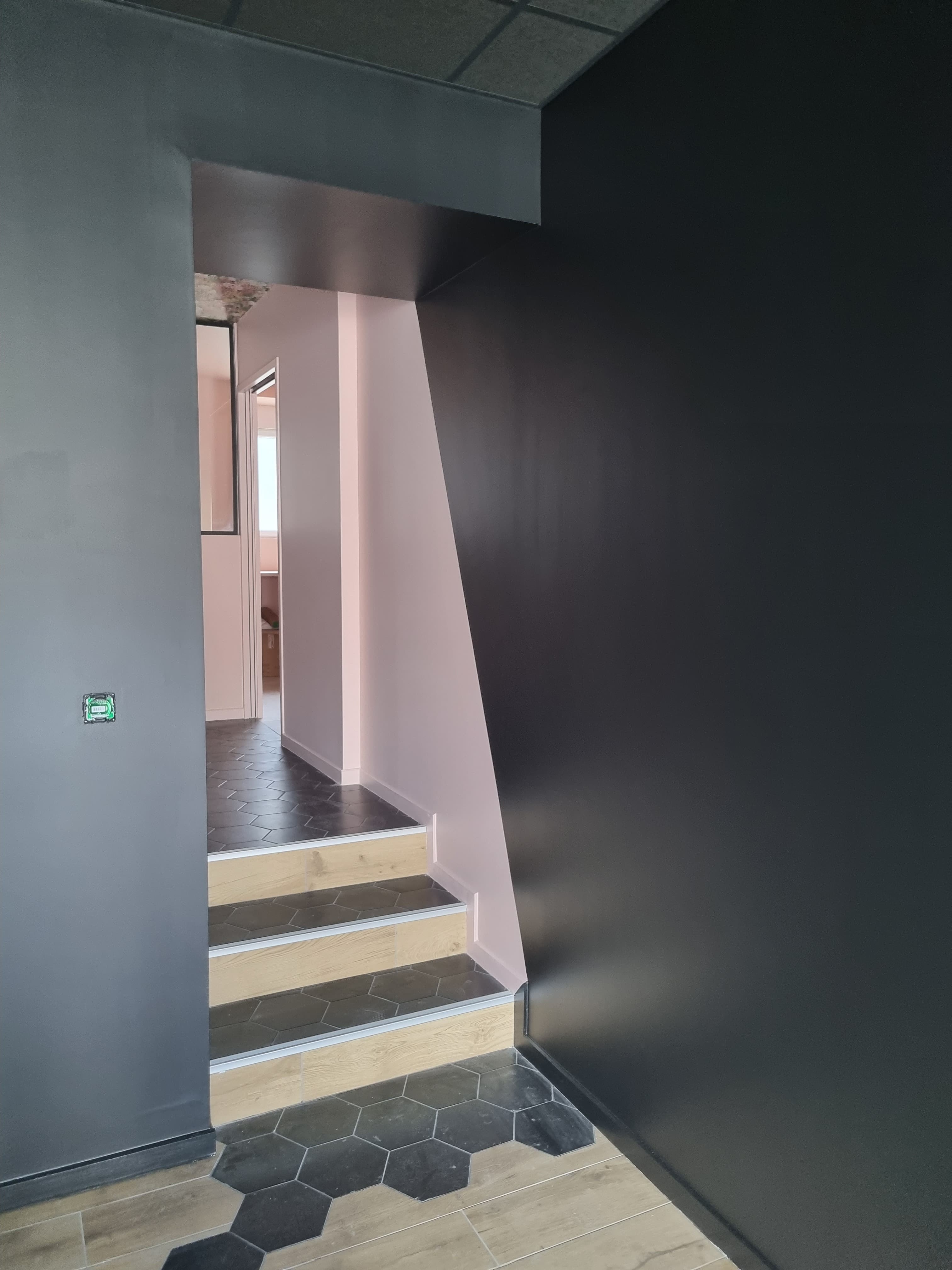 Peinture intérieure rose pivoine