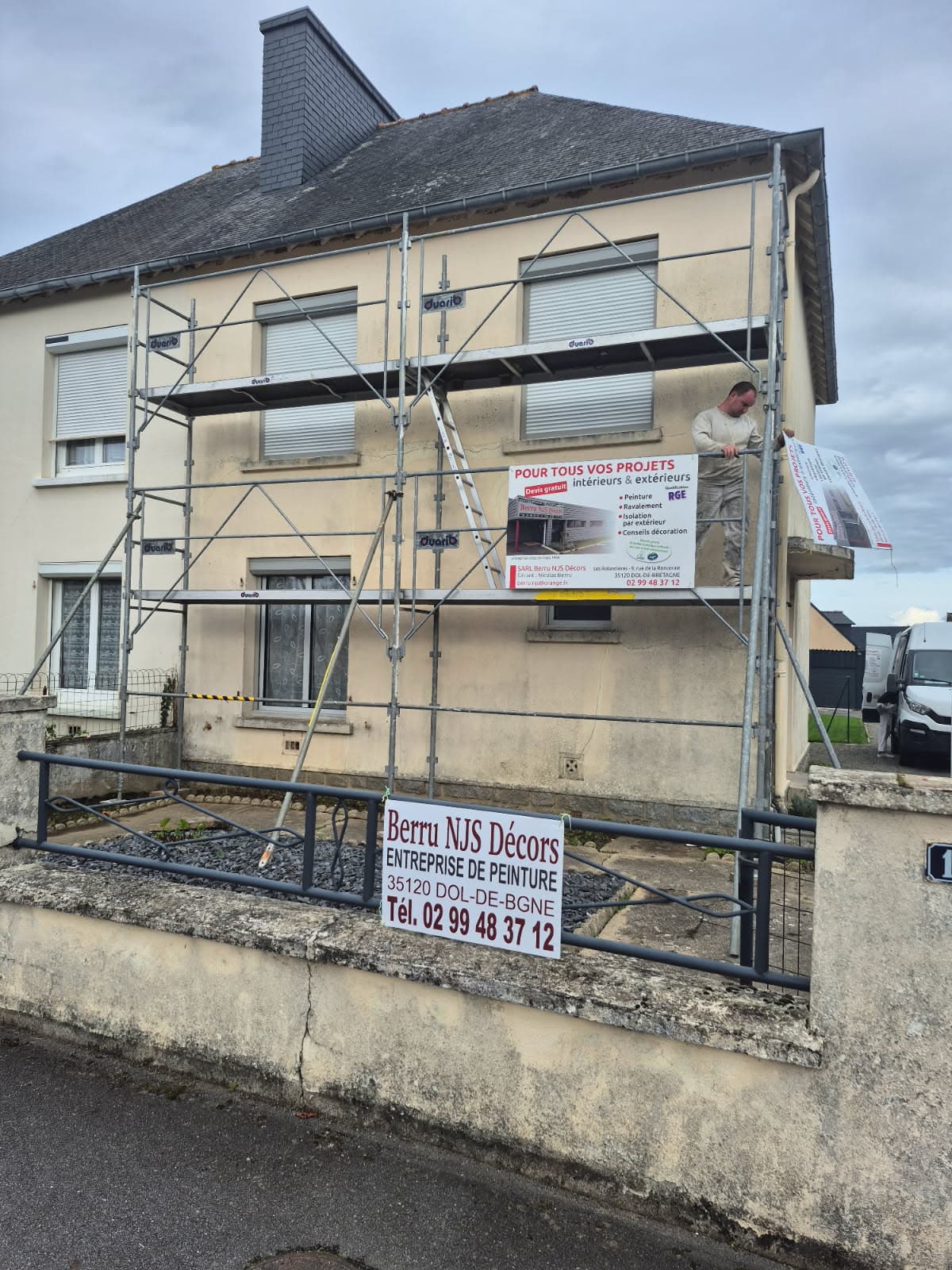 Ravalement de façade (avant)